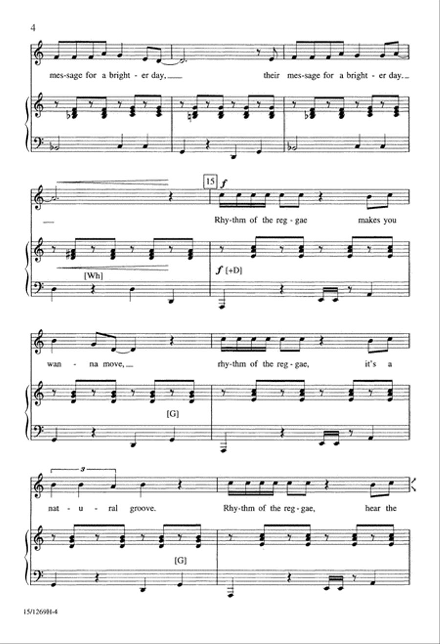 Rhythm of the Reggae Rhythm of the Reggae 3-Part scores gallery preview page 5