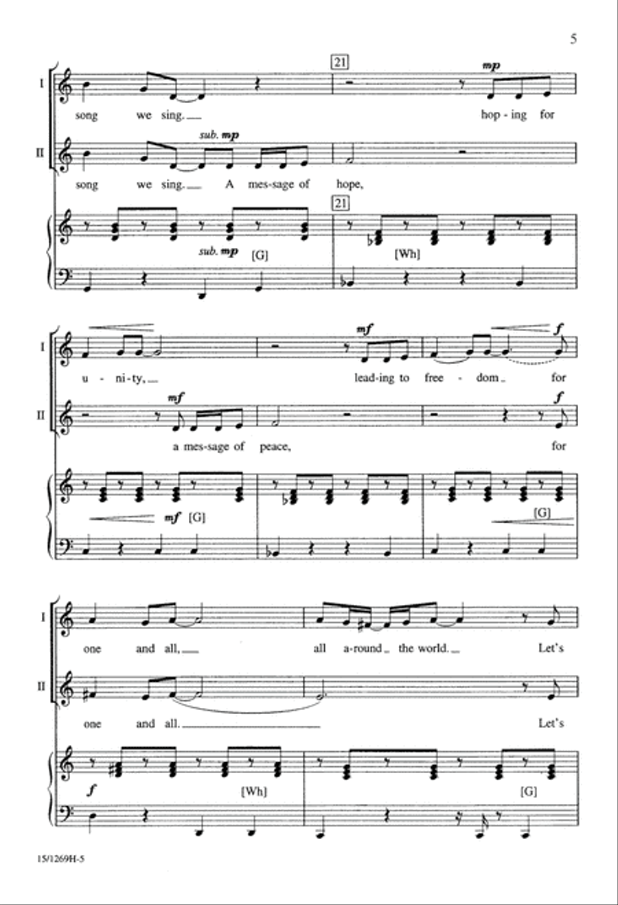 Rhythm of the Reggae Rhythm of the Reggae 3-Part scores gallery preview page 6