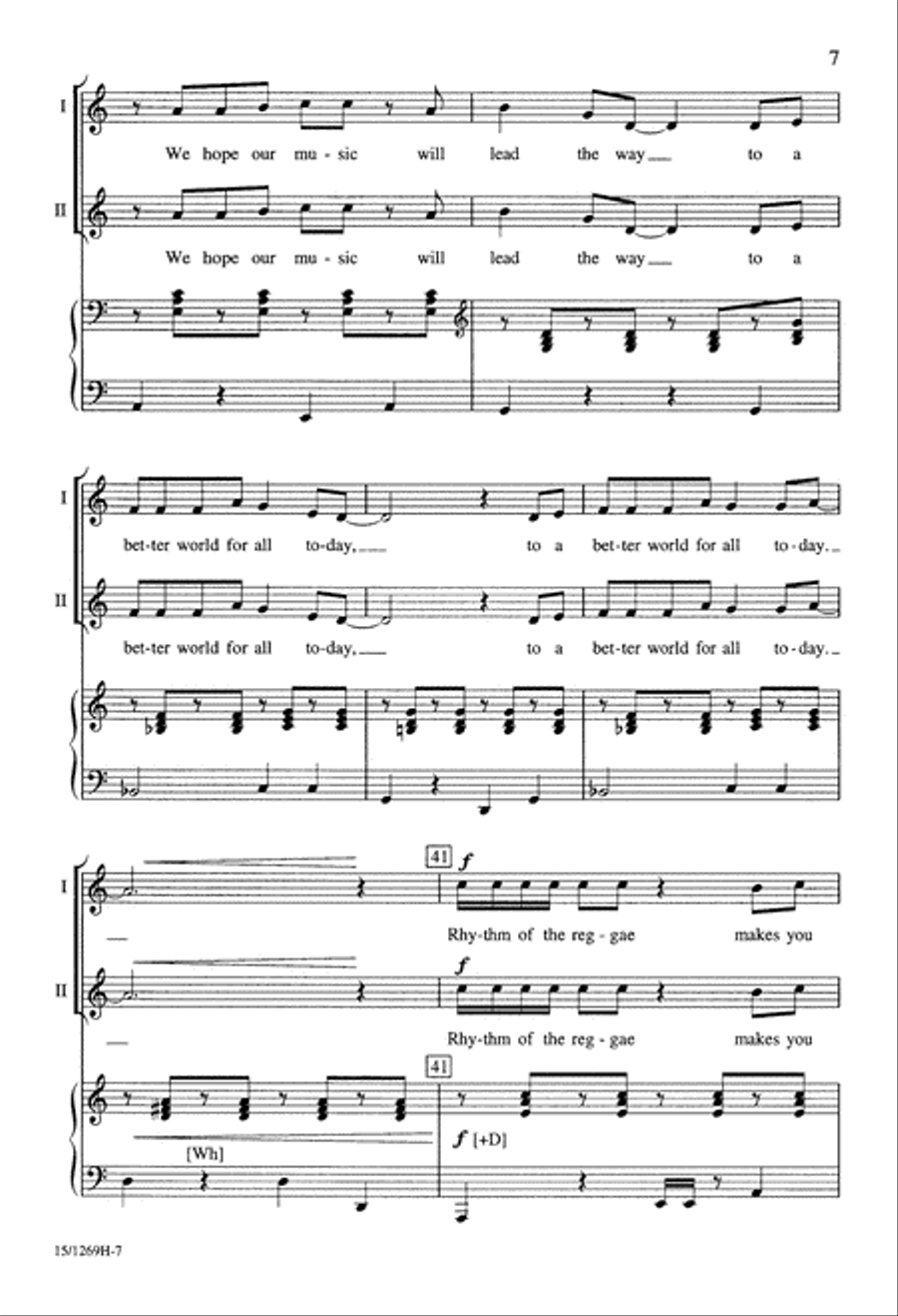Rhythm of the Reggae Rhythm of the Reggae 3-Part scores gallery preview page 8