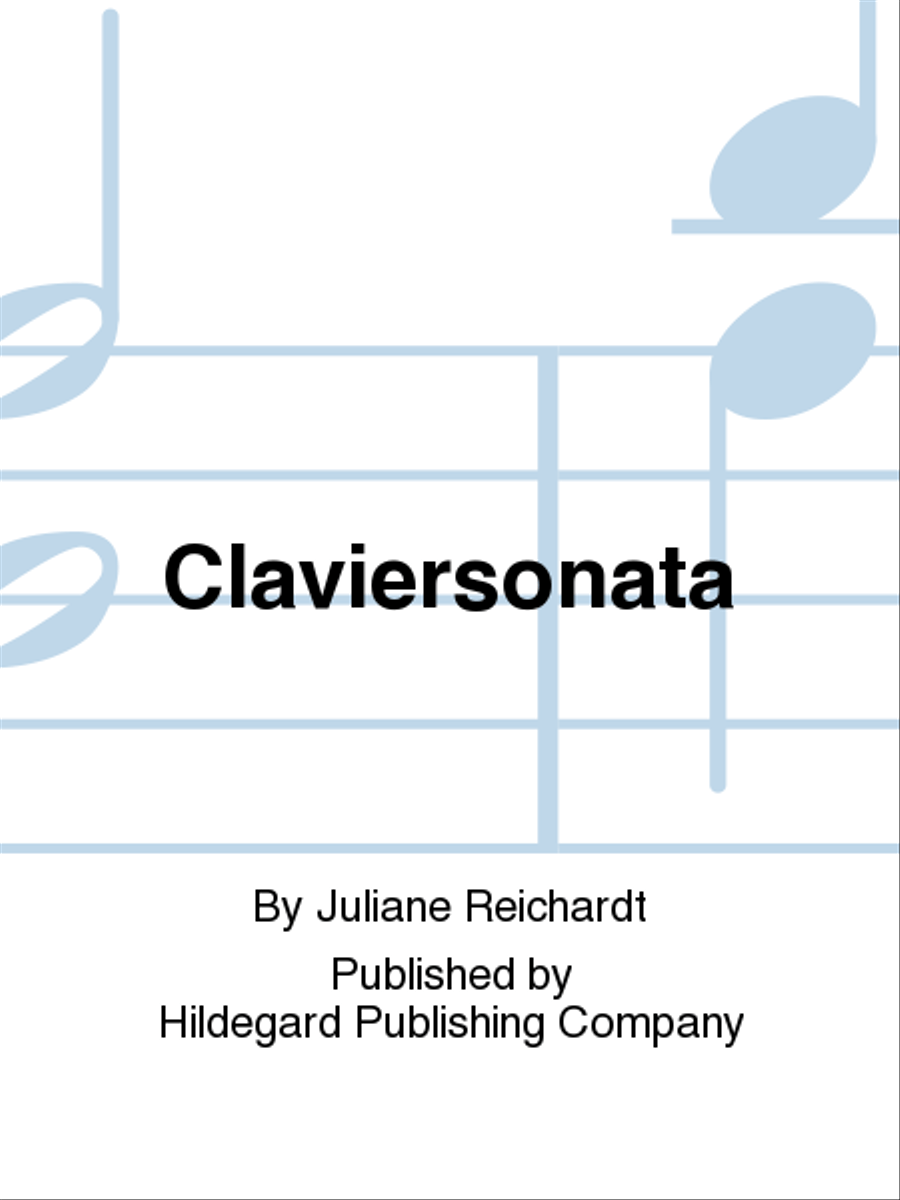 Claviersonata Piano Solo scores gallery preview page 1