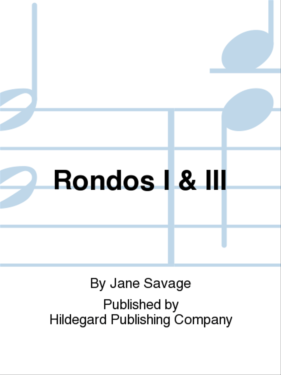 Rondos I & III Harpsichord scores gallery preview page 1