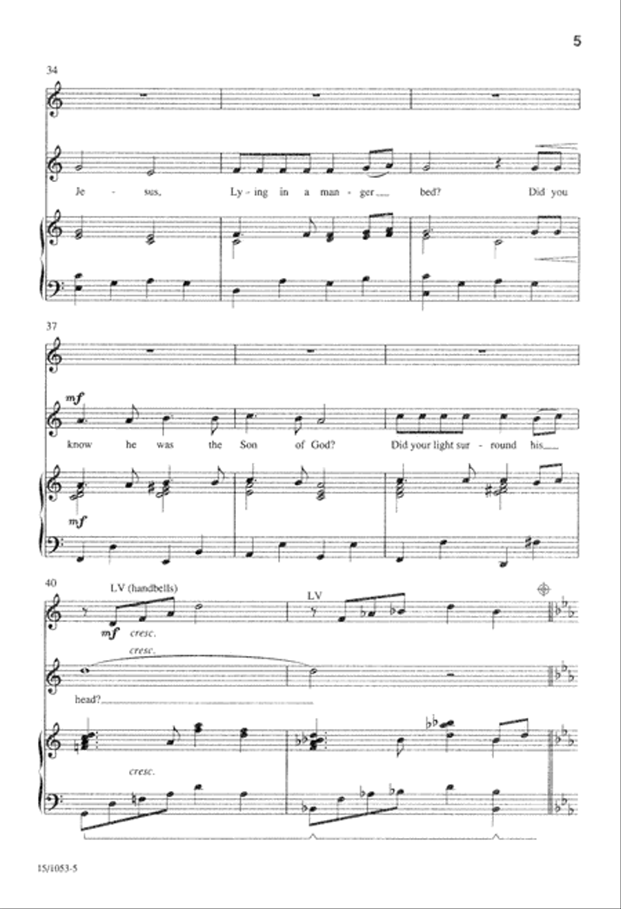 Shine, Little Star Shine, Little Star Unison Choir scores gallery preview page 6