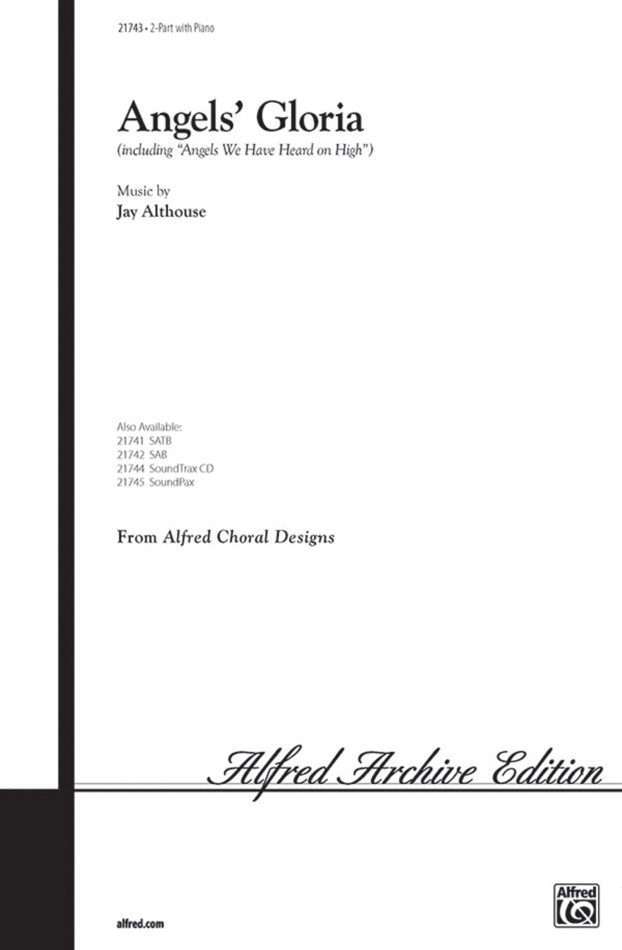Angels' Gloria by Jay Althouse 2-Part - Sheet Music