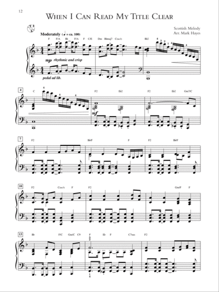 Gospel Classics Piano Solo scores gallery preview page 4