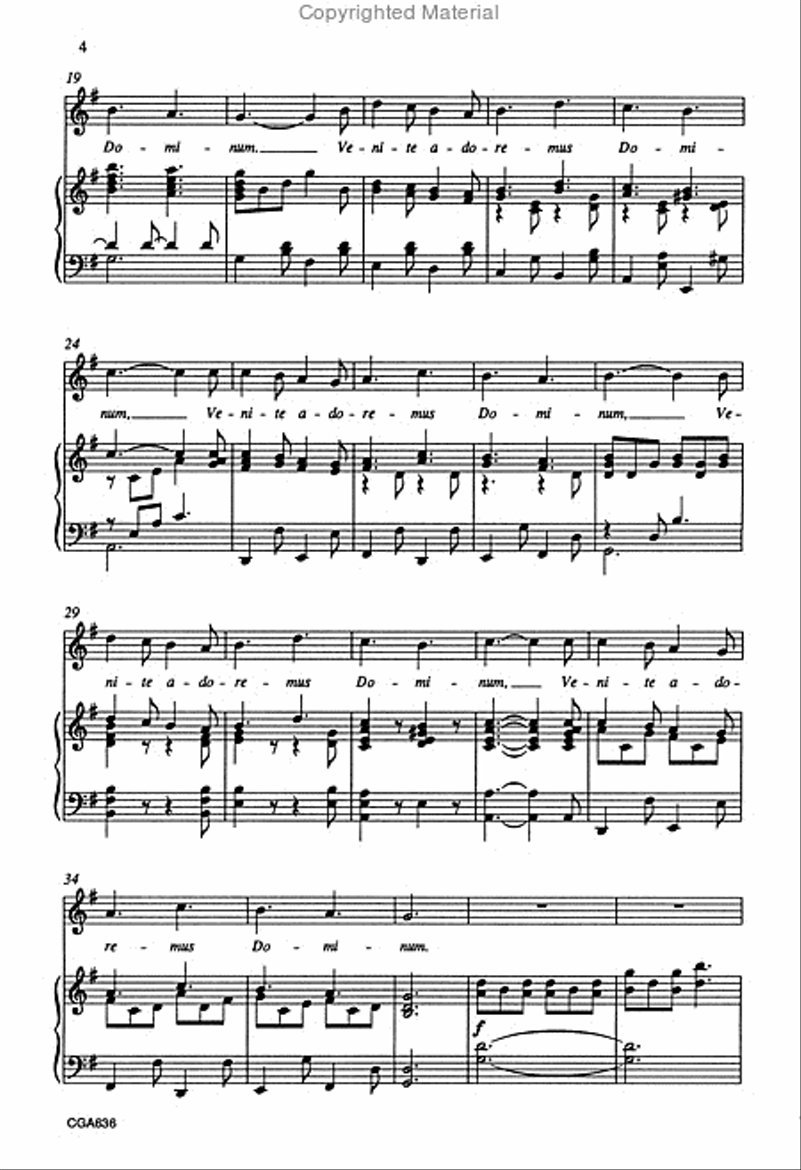 The Snow Lay on the Ground Unison Choir scores gallery preview page 3