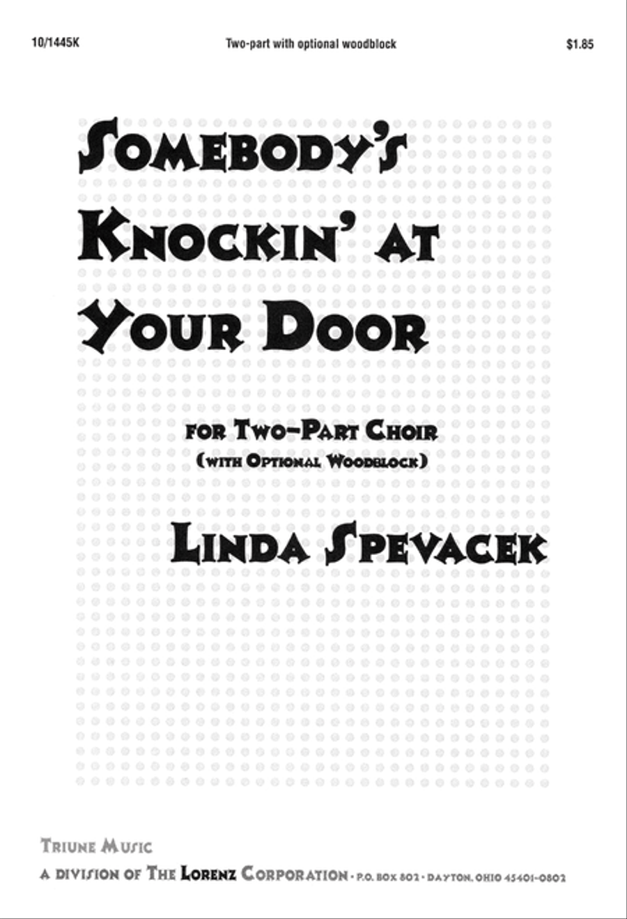 Somebody's Knockin' at Your Door 2-Part scores gallery preview page 1