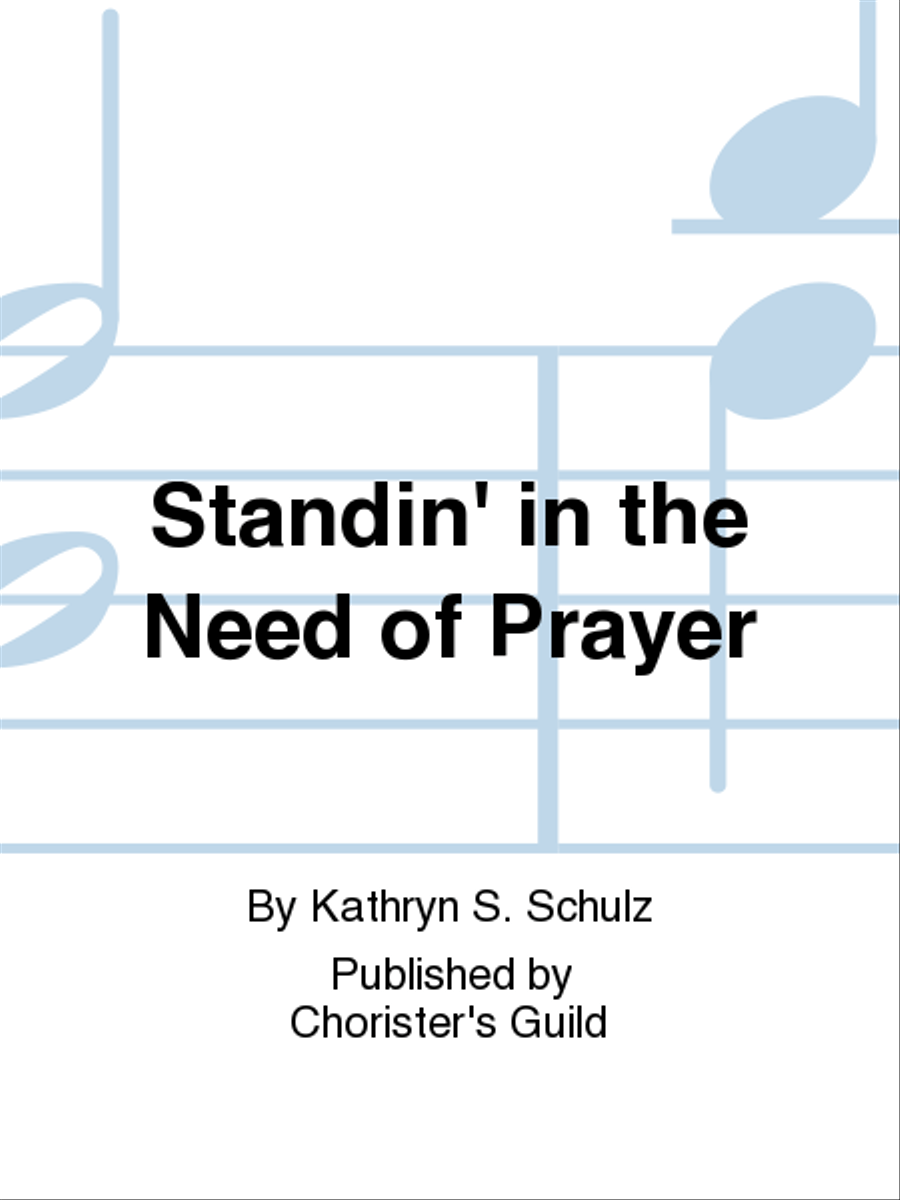 Standin' in the Need of Prayer 3-Part scores gallery preview page 1