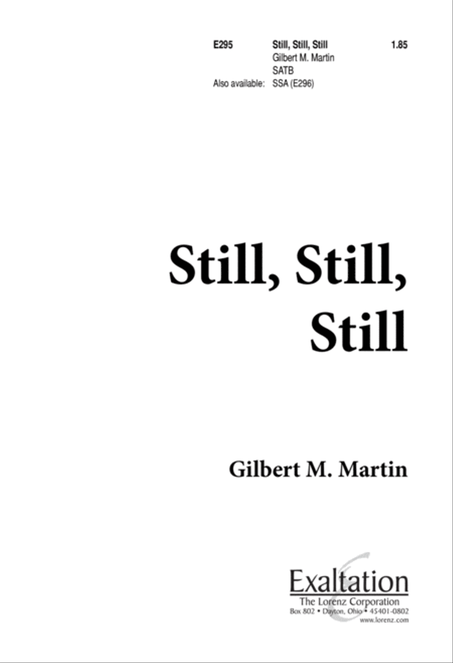 Still, Still, Still Still, Still, Still 4-Part scores gallery preview page 2