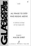 All Praise to God Who Reigns Above
