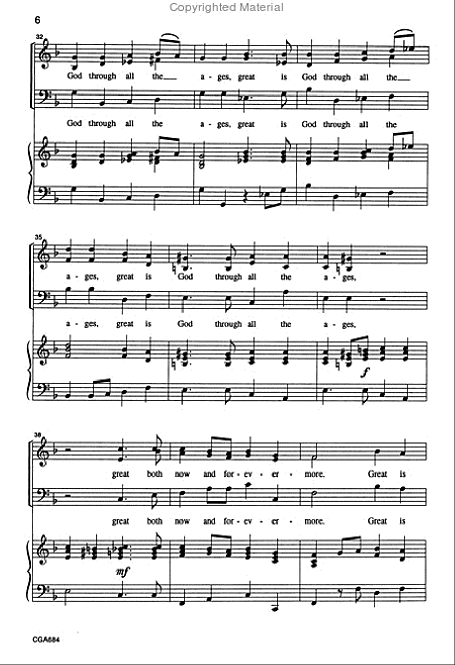 Strike the Cymbal 3-Part scores gallery preview page 5