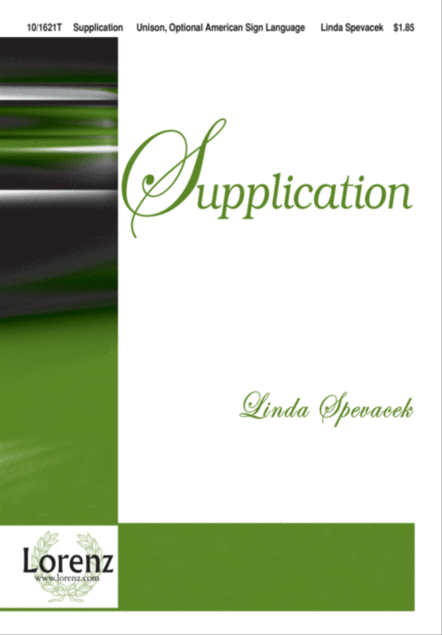 Supplication Supplication Unison Choir scores gallery preview page 2