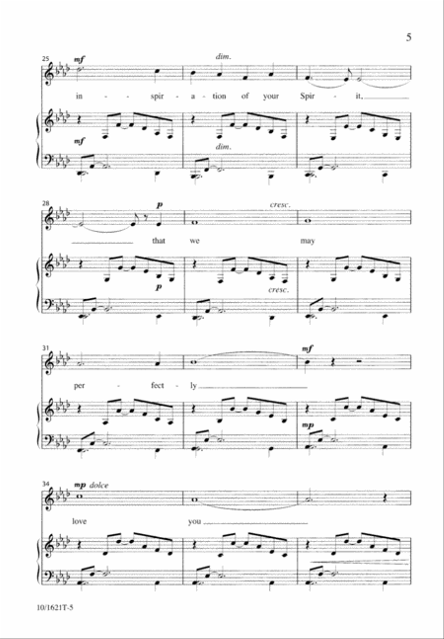 Supplication Supplication Unison Choir scores gallery preview page 6