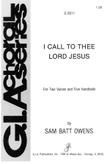 I Call to Thee, Lord Jesus