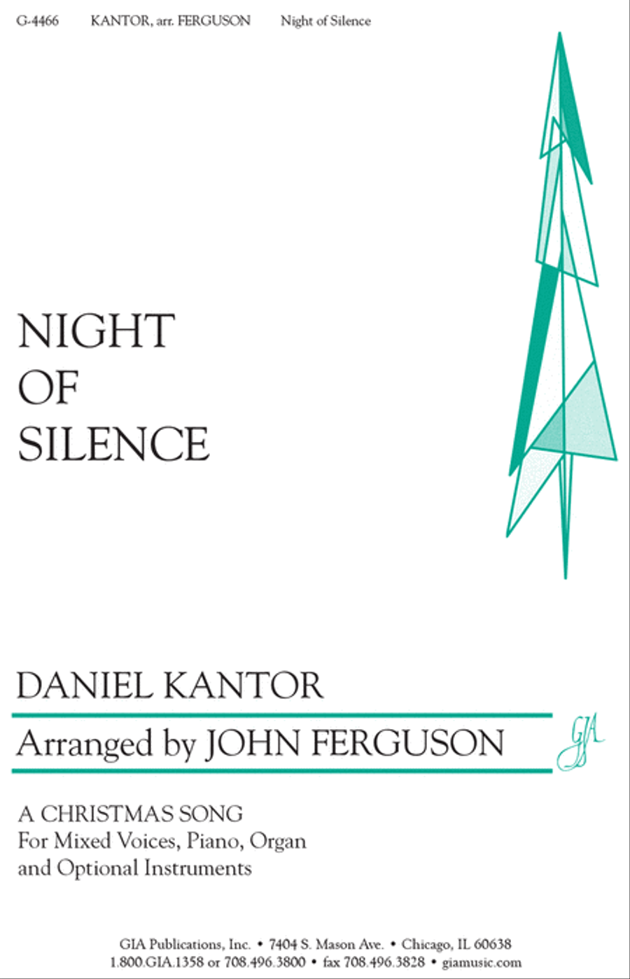 Night of Silence – Unison edition Unison Choir scores gallery preview page 1
