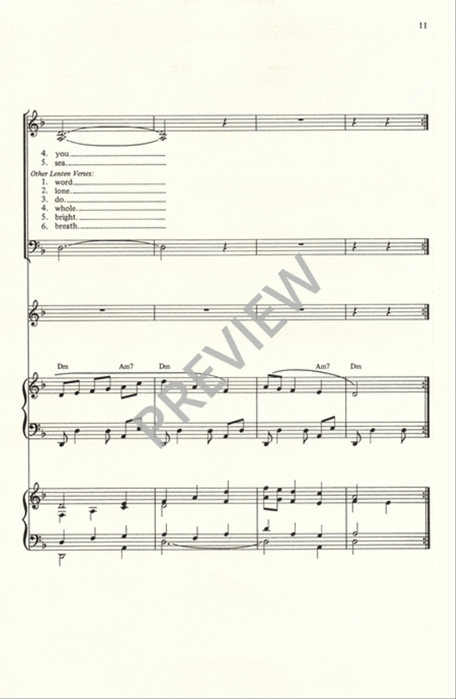 Tree of Life Tree of Life 4-Part scores gallery preview page 12