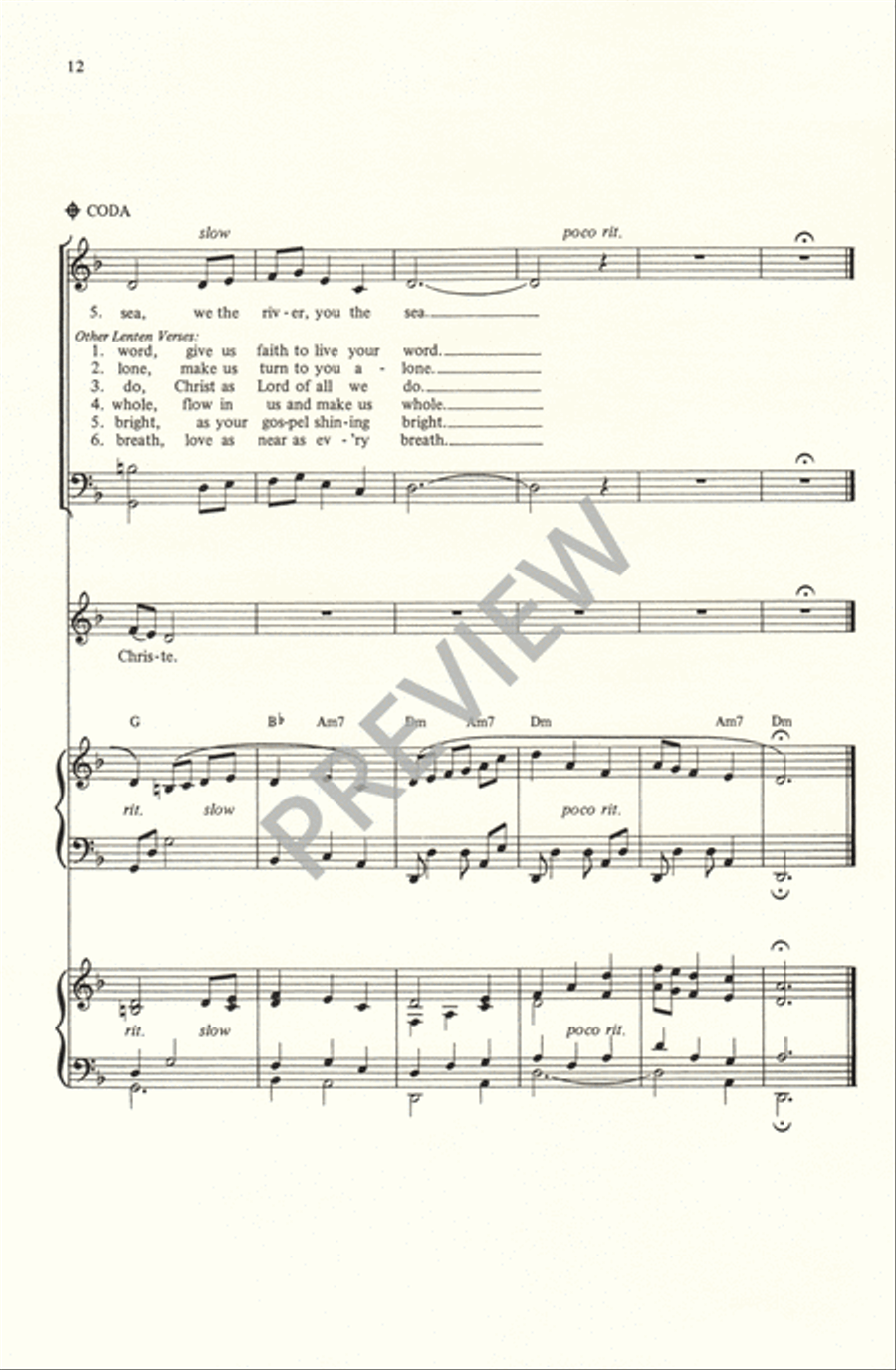 Tree of Life Tree of Life 4-Part scores gallery preview page 13