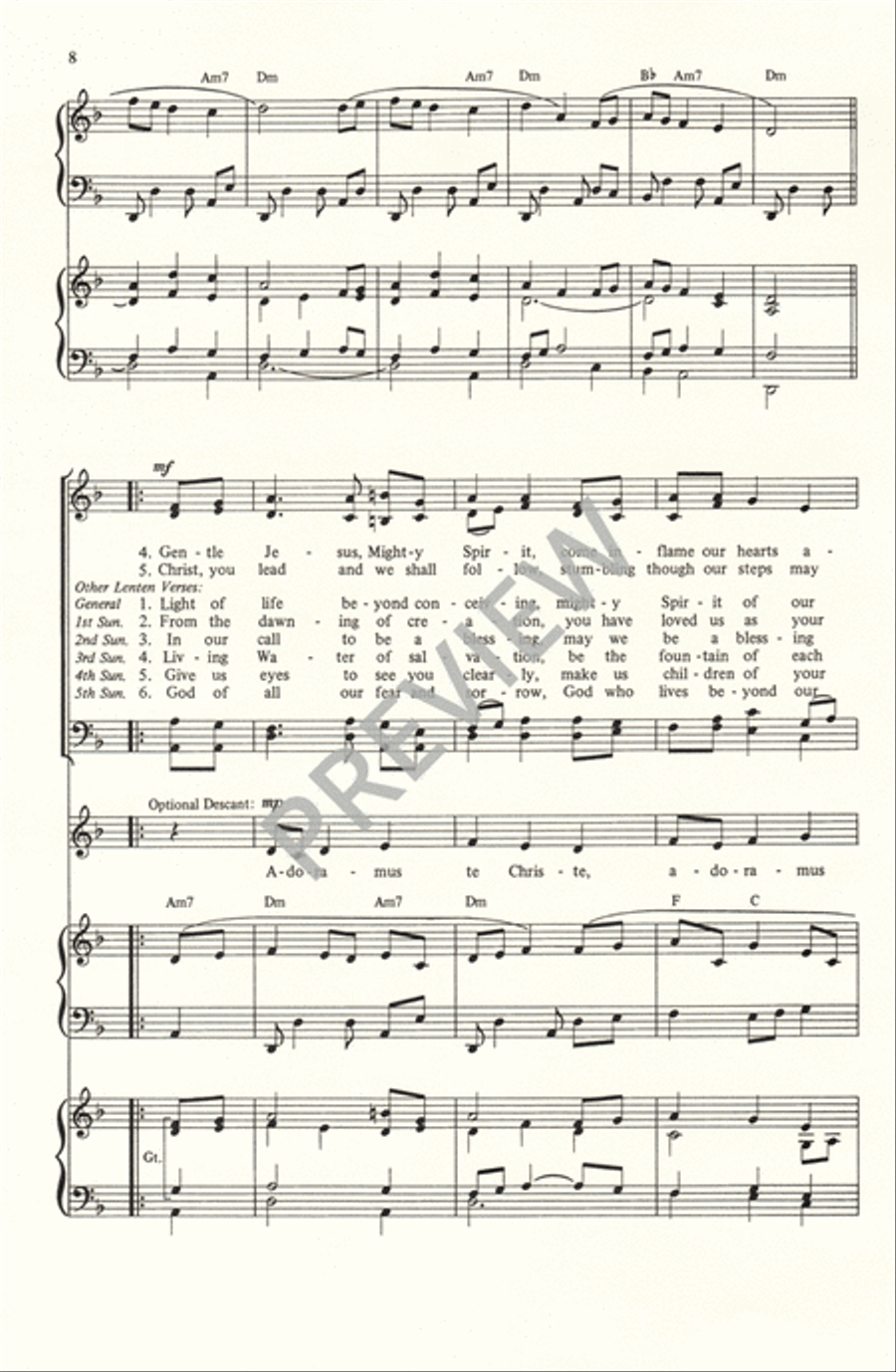 Tree of Life Tree of Life 4-Part scores gallery preview page 9
