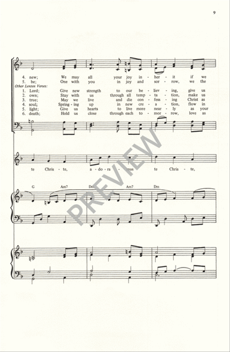 Tree of Life Tree of Life 4-Part scores gallery preview page 10