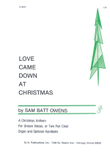 Love Came Down at Christmas