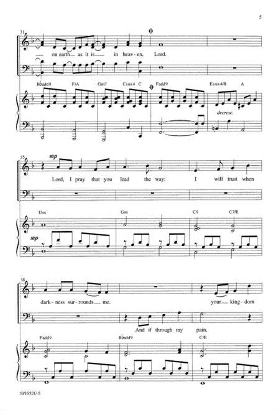 Thy Kingdom Come Thy Kingdom Come 4-Part scores gallery preview page 5
