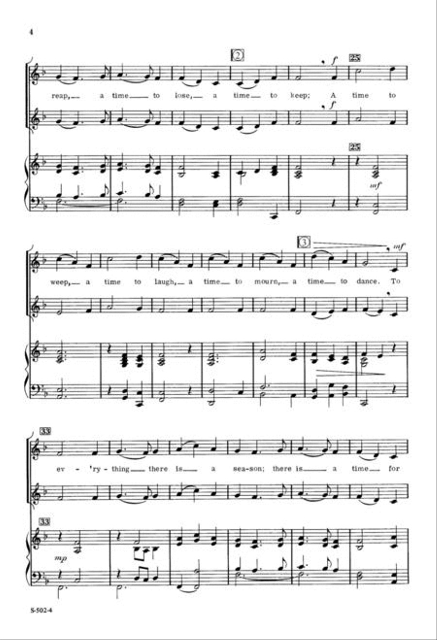 A Time for All Things 2-Part scores gallery preview page 4