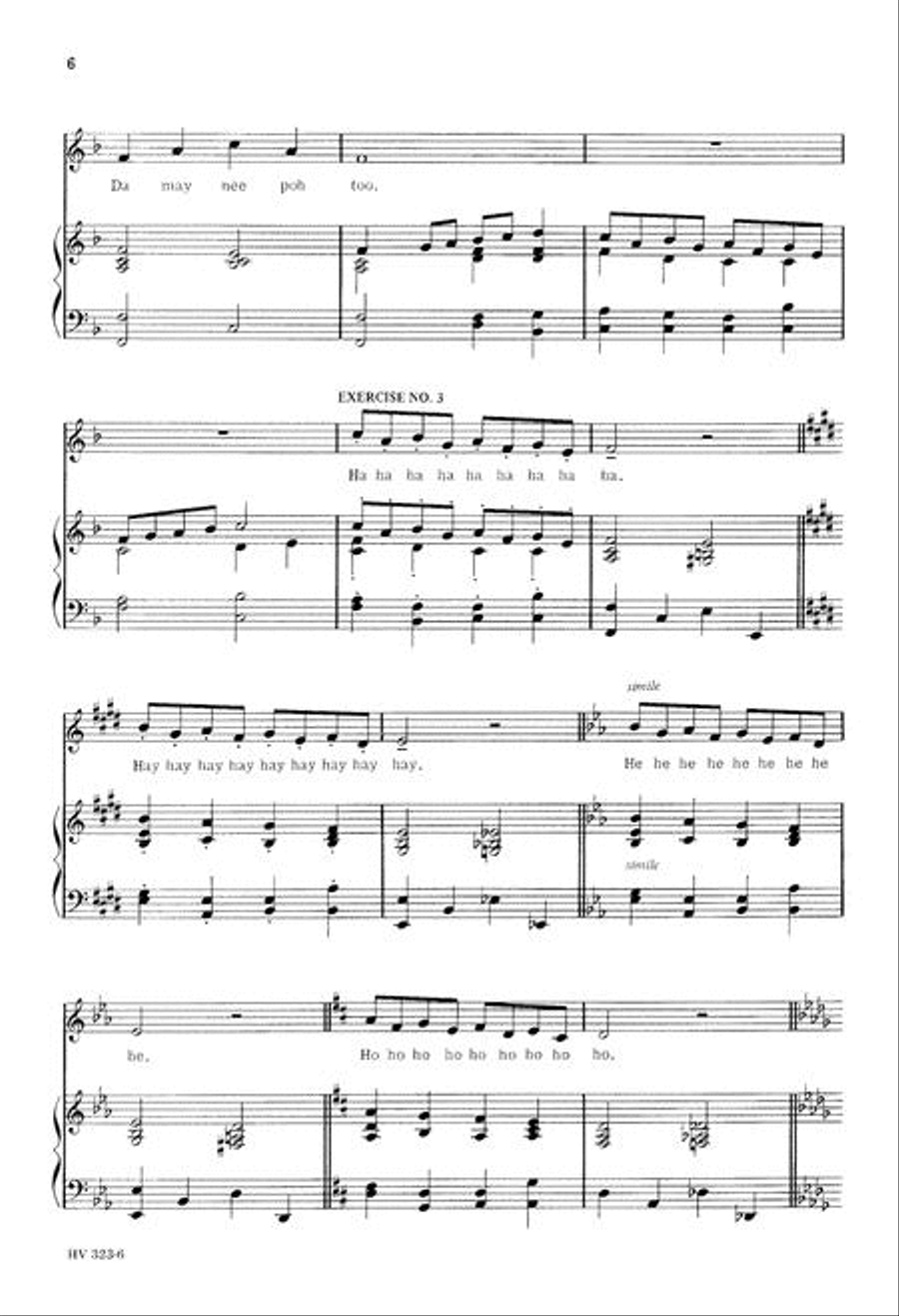 Time-Saving Warm-Ups for Elementary & Jr High School Choir Unison Choir scores gallery preview page 6
