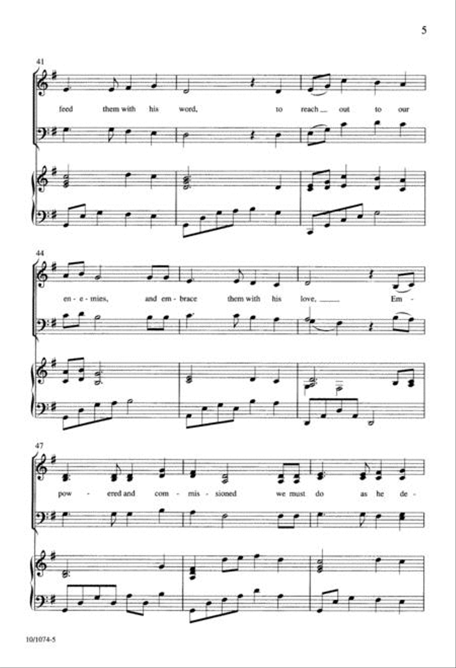 To Whom Much Has Been Given 4-Part scores gallery preview page 4