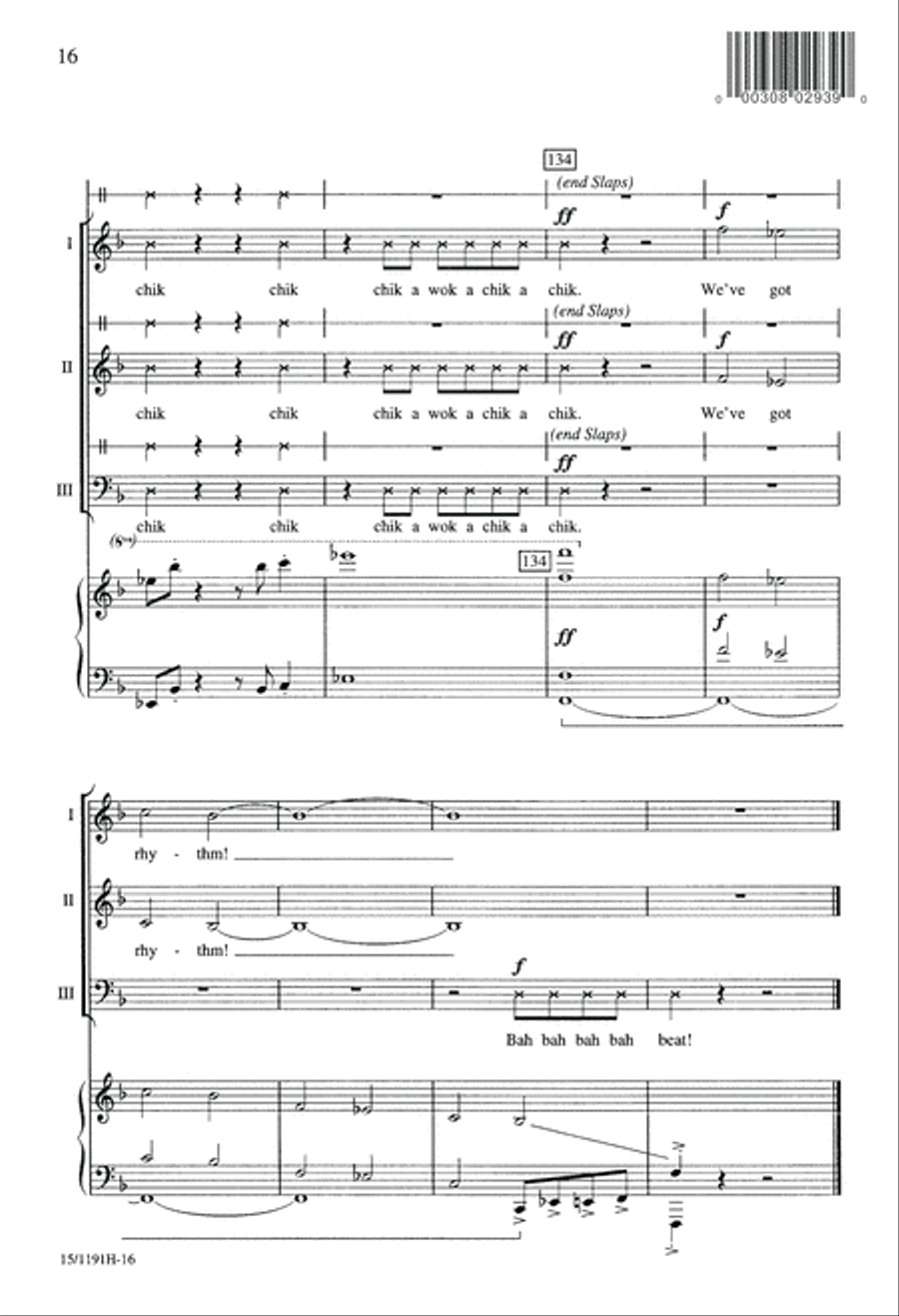 Toccata for Voices Toccata for Voices 3-Part scores gallery preview page 17