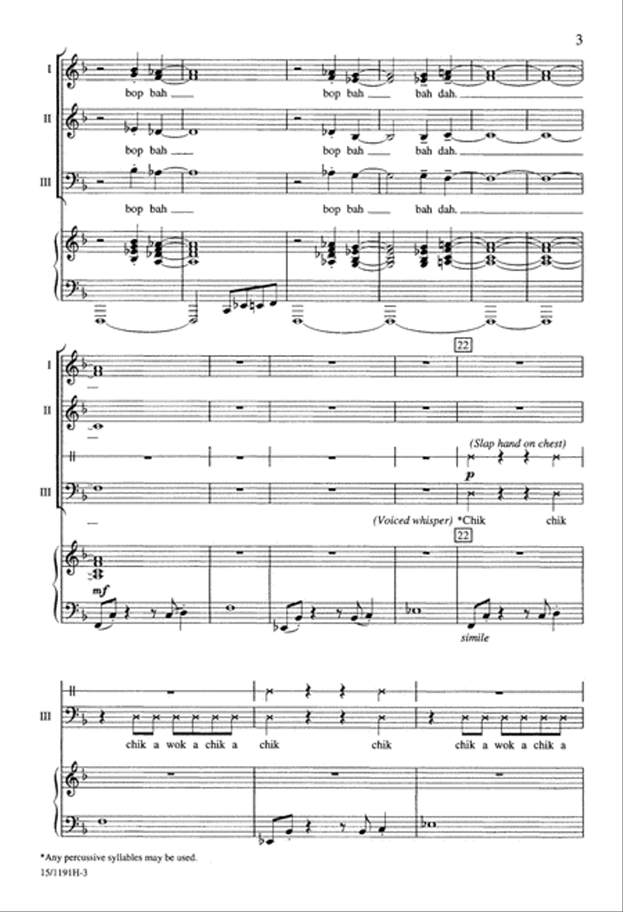 Toccata for Voices Toccata for Voices 3-Part scores gallery preview page 4