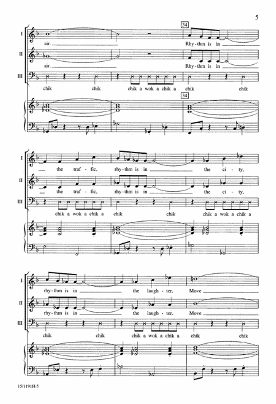 Toccata for Voices Toccata for Voices 3-Part scores gallery preview page 6