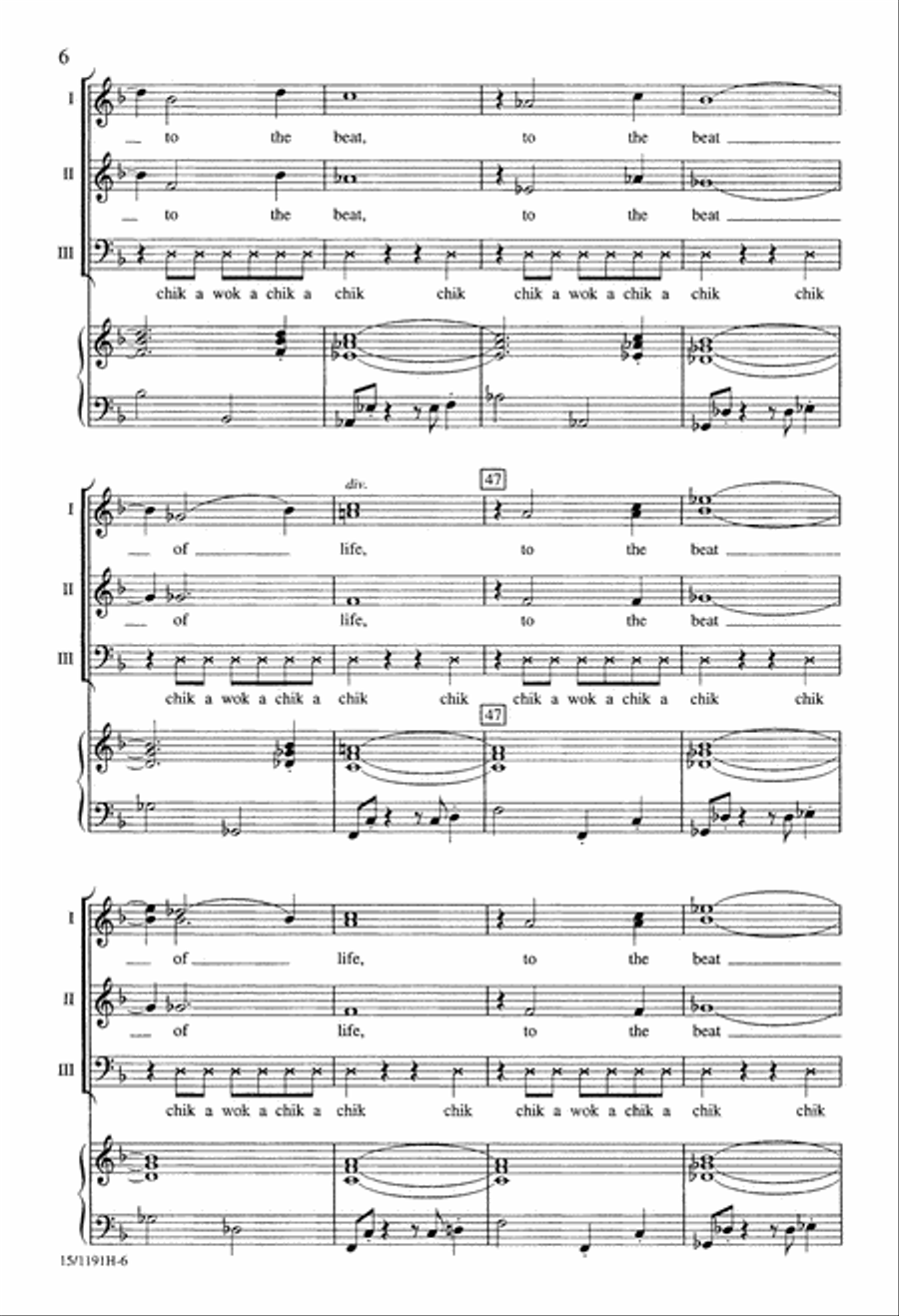 Toccata for Voices Toccata for Voices 3-Part scores gallery preview page 7