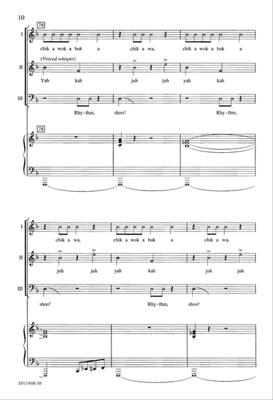 Toccata for Voices Toccata for Voices 3-Part scores gallery preview page 11