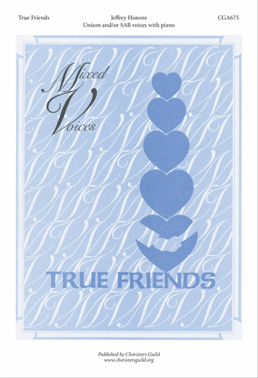 True Friends Unison Choir scores gallery preview page 1