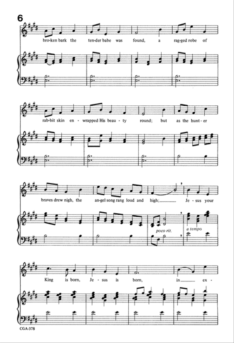 'Twas in the Moon of Wintertime Unison Choir scores gallery preview page 5