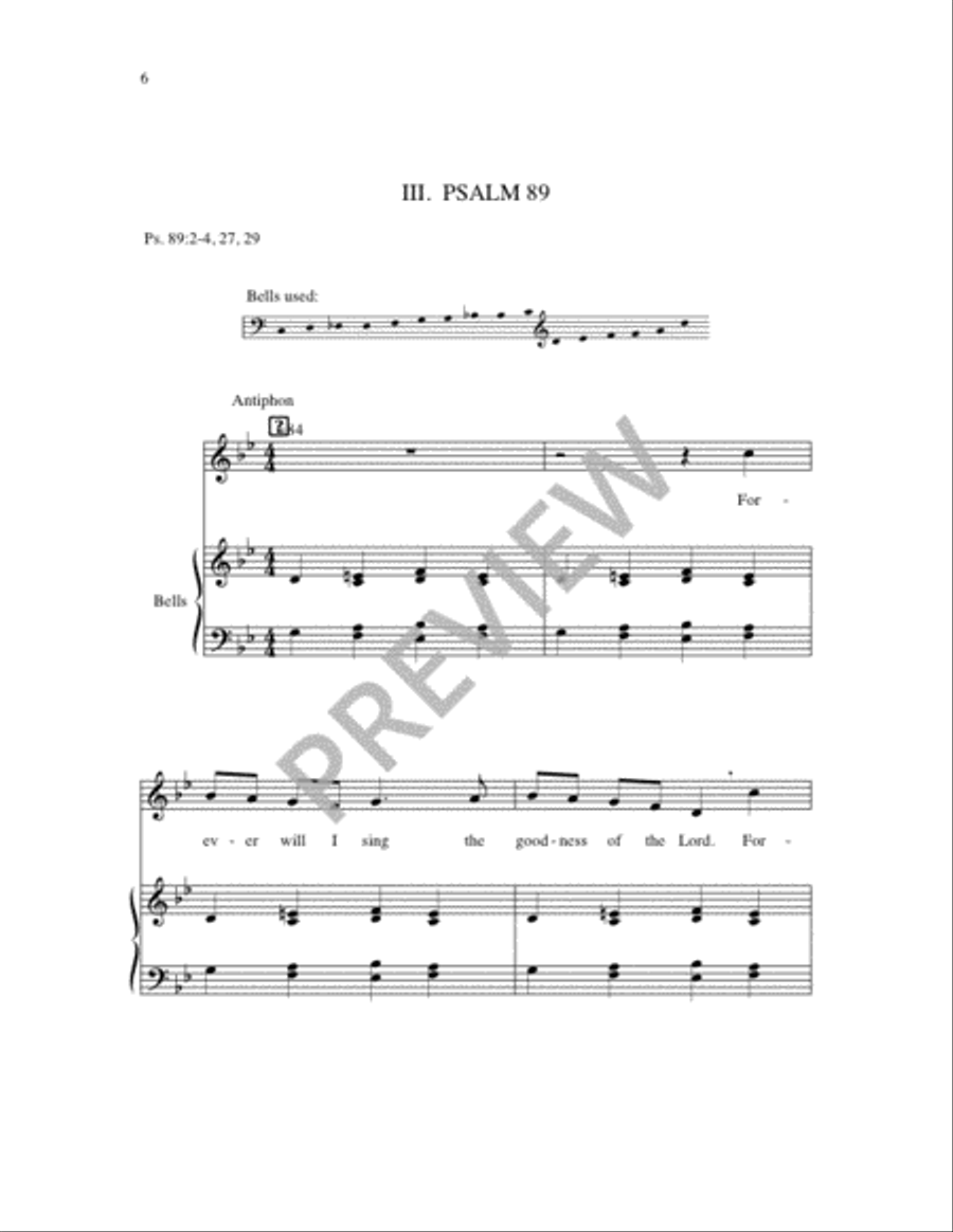 Seasonal Psalms for Ringing and Singing Unison Choir scores gallery preview page 6