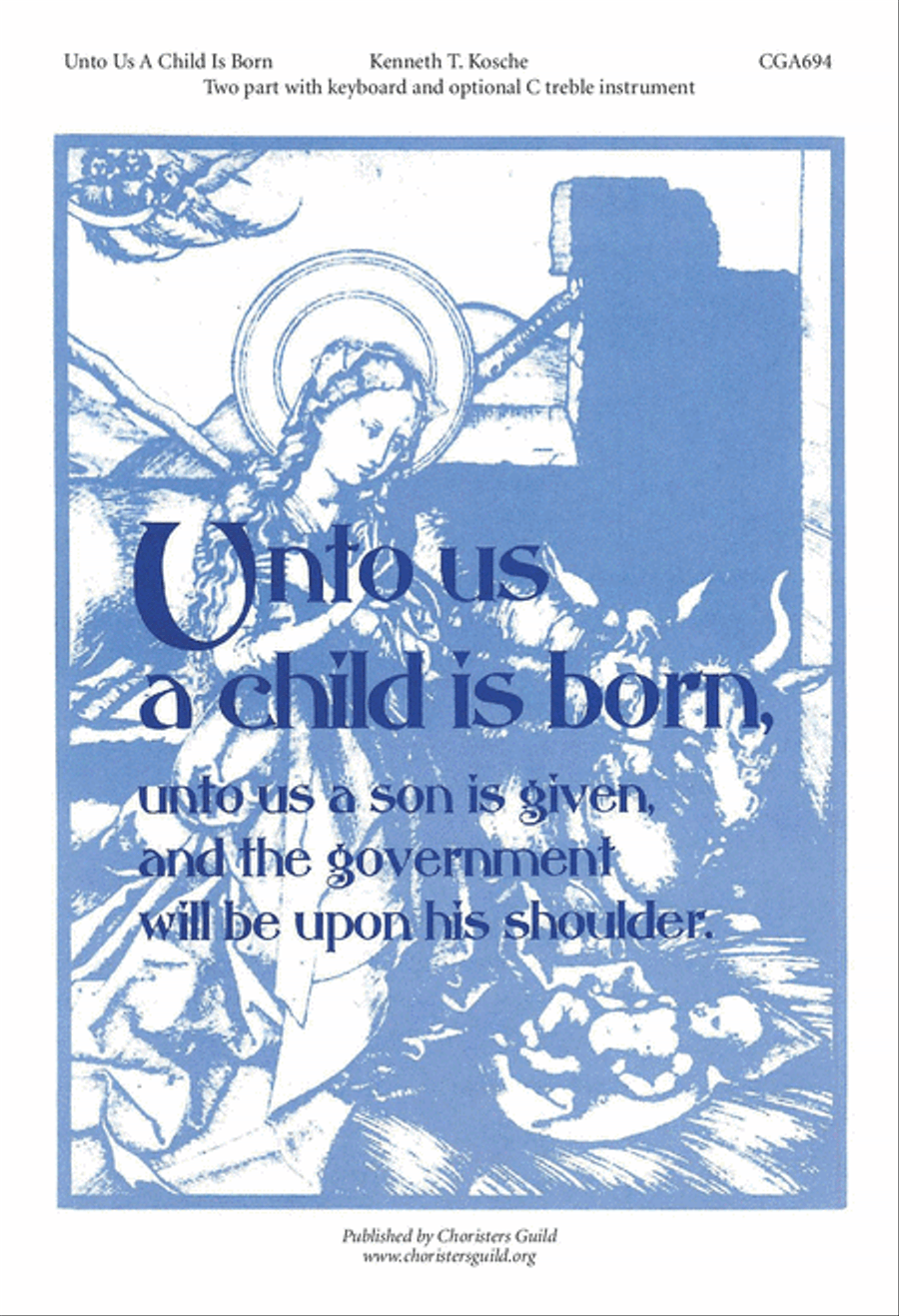 Unto Us a Child is Born 2-Part scores gallery preview page 1