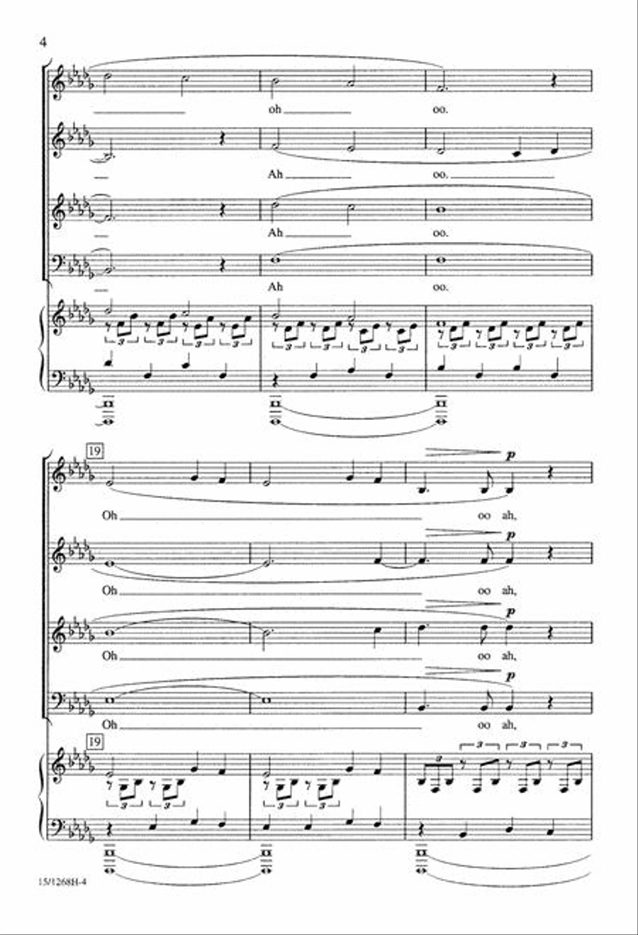 Vocalise 4-Part scores gallery preview page 4
