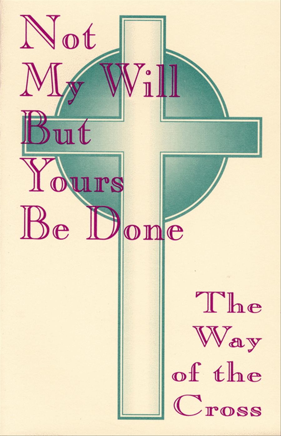 Not My Will But Yours Be Done Unison Choir scores gallery preview page 1