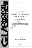 Praise to the Lord, the Almighty