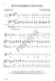 Is It Nothing unto You mini preview