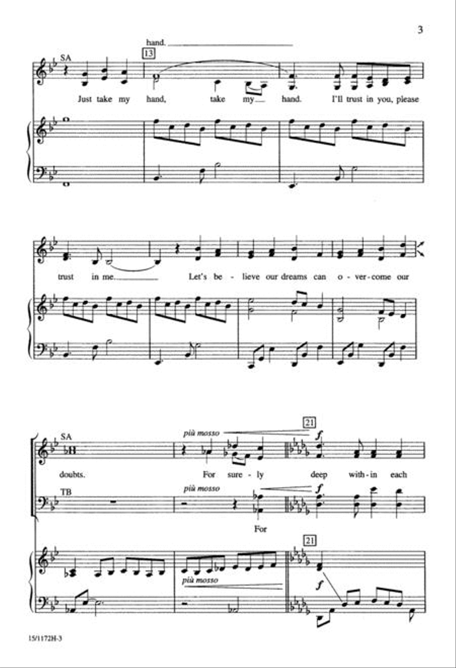 We'll Find a Way 4-Part scores gallery preview page 3