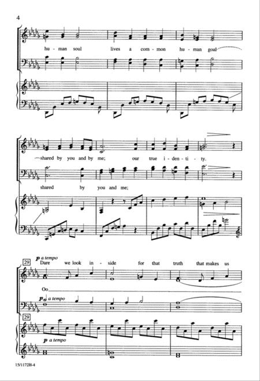 We'll Find a Way 4-Part scores gallery preview page 4