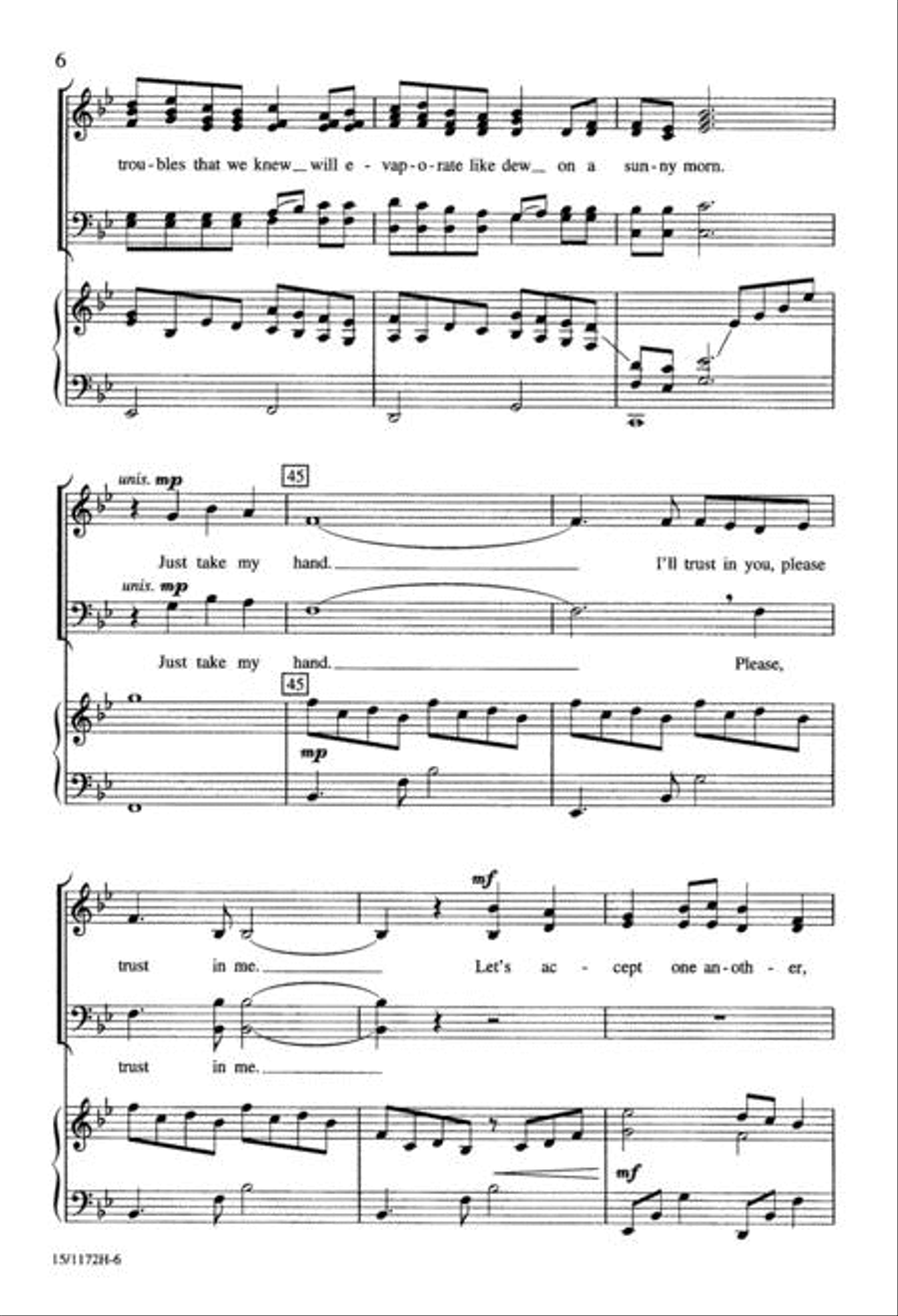 We'll Find a Way 4-Part scores gallery preview page 6