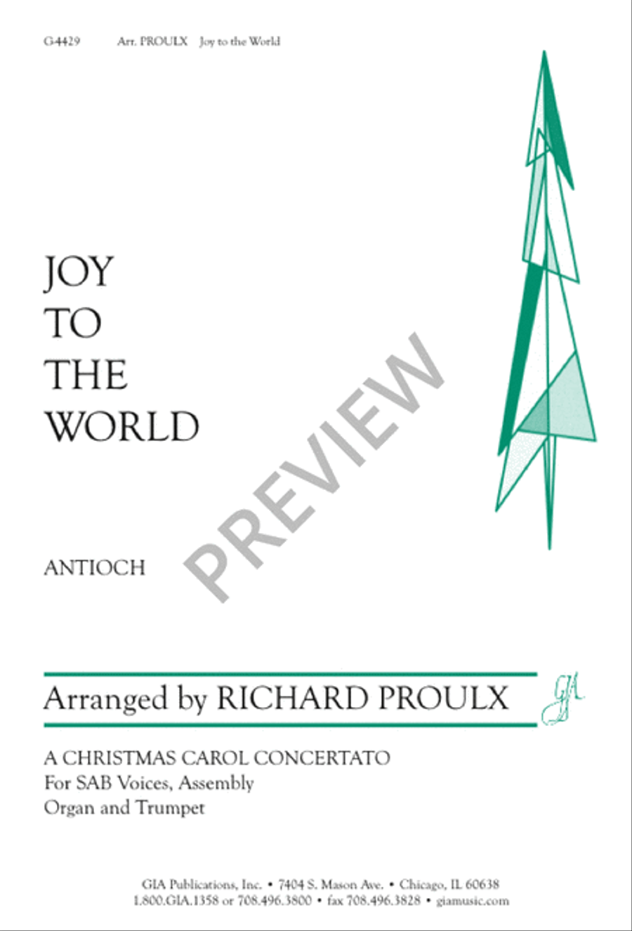 Joy to the World Joy to the World 3-Part scores gallery preview page 1