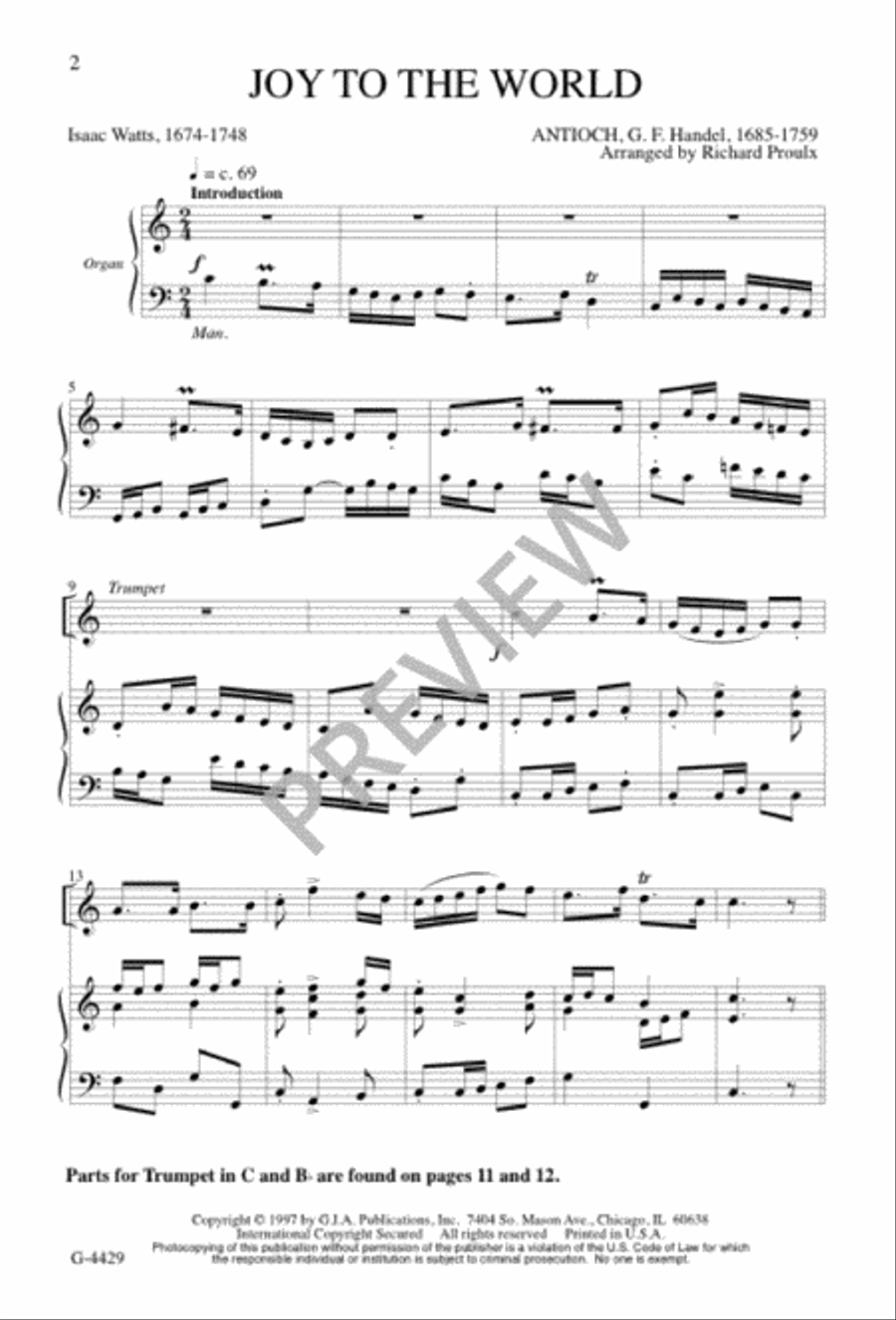 Joy to the World Joy to the World 3-Part scores gallery preview page 2