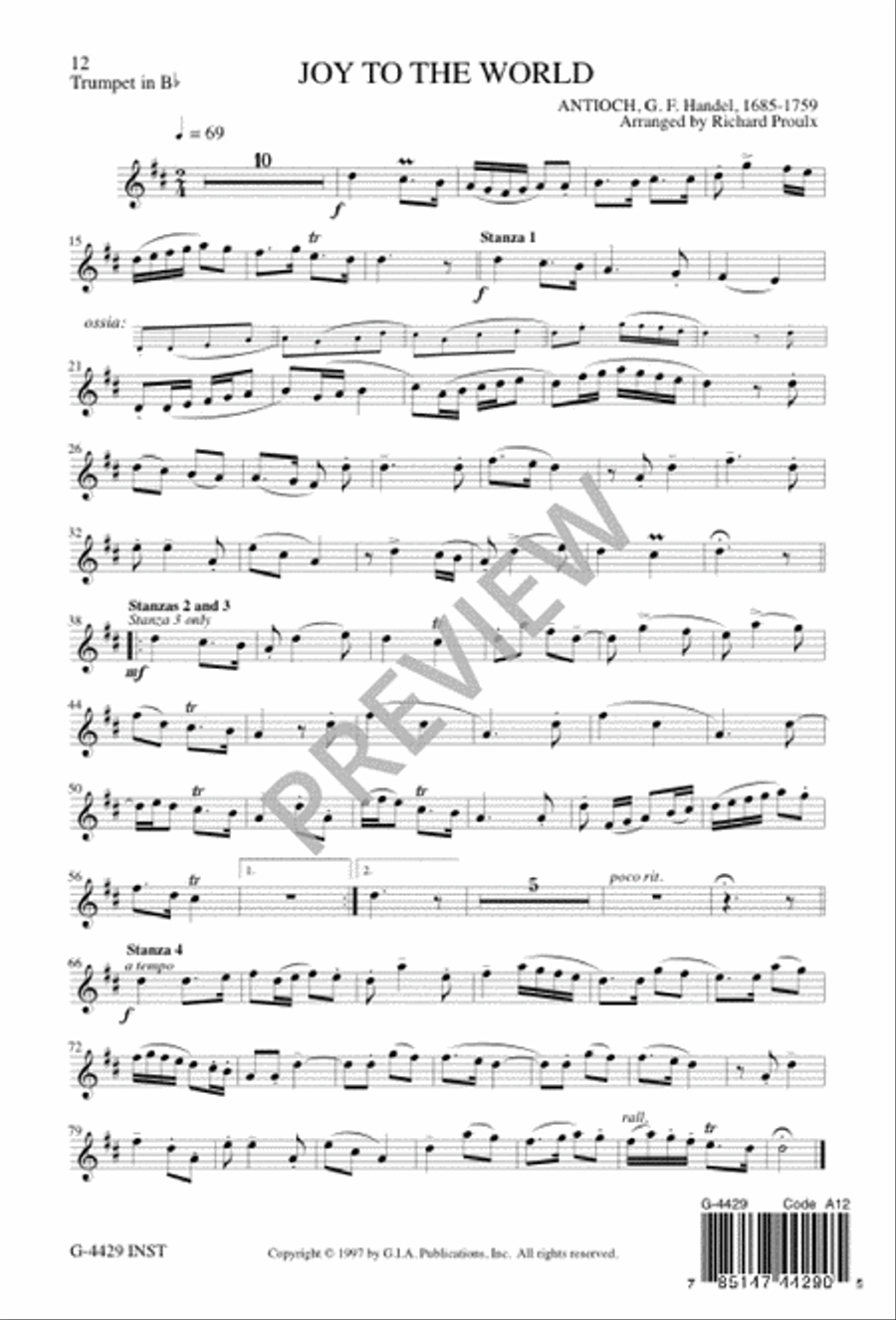 Joy to the World Joy to the World 3-Part scores gallery preview page 12