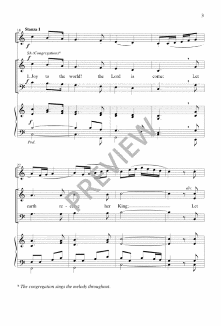 Joy to the World Joy to the World 3-Part scores gallery preview page 3