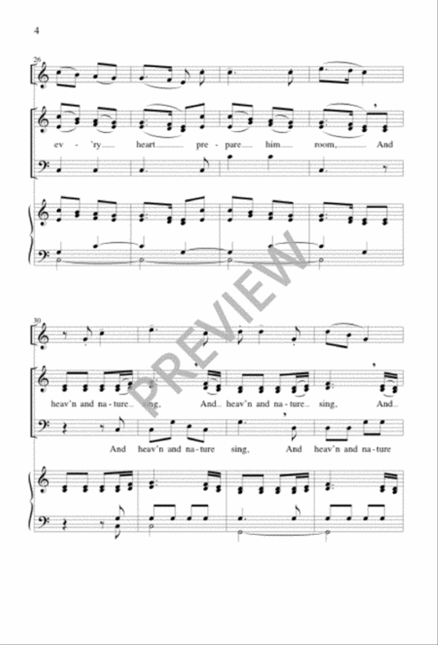 Joy to the World Joy to the World 3-Part scores gallery preview page 4
