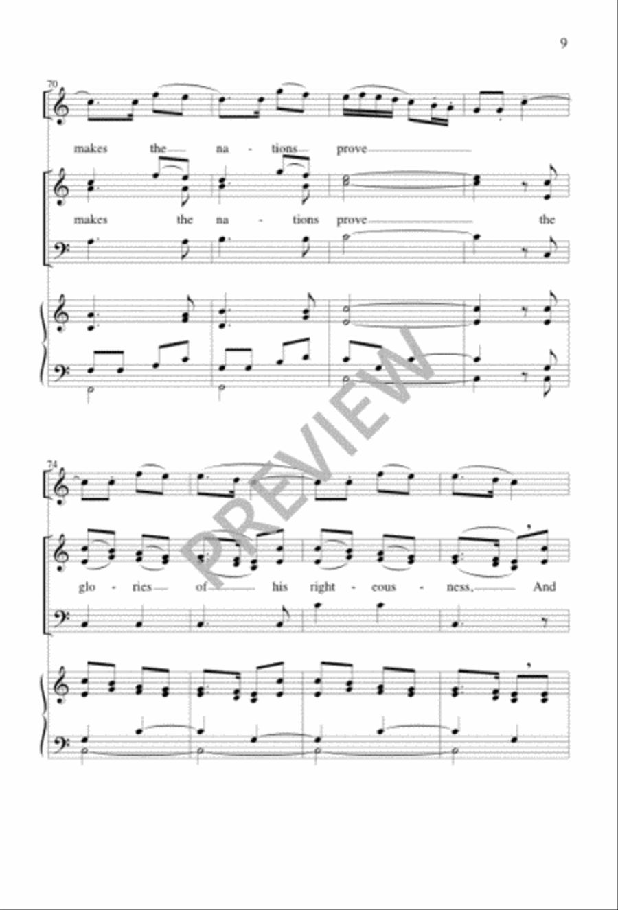Joy to the World Joy to the World 3-Part scores gallery preview page 9