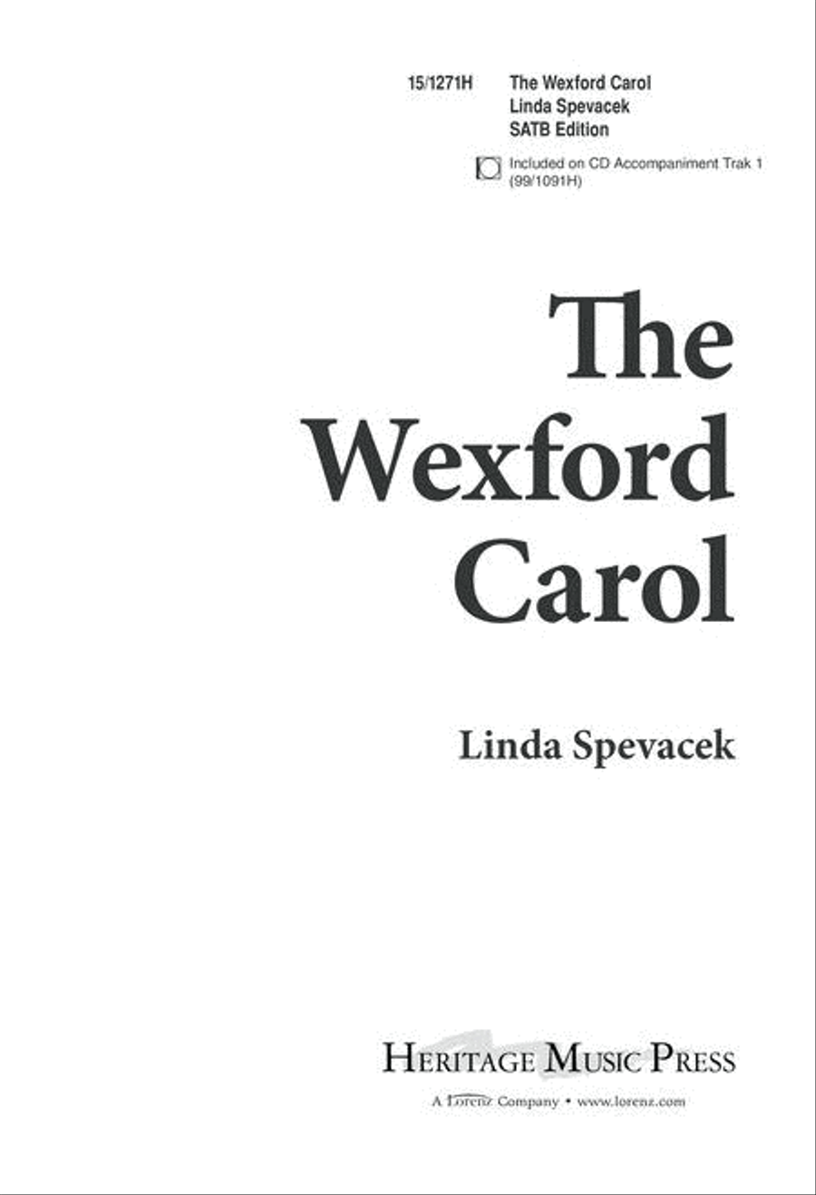 The Wexford Carol 4-Part scores gallery preview page 1